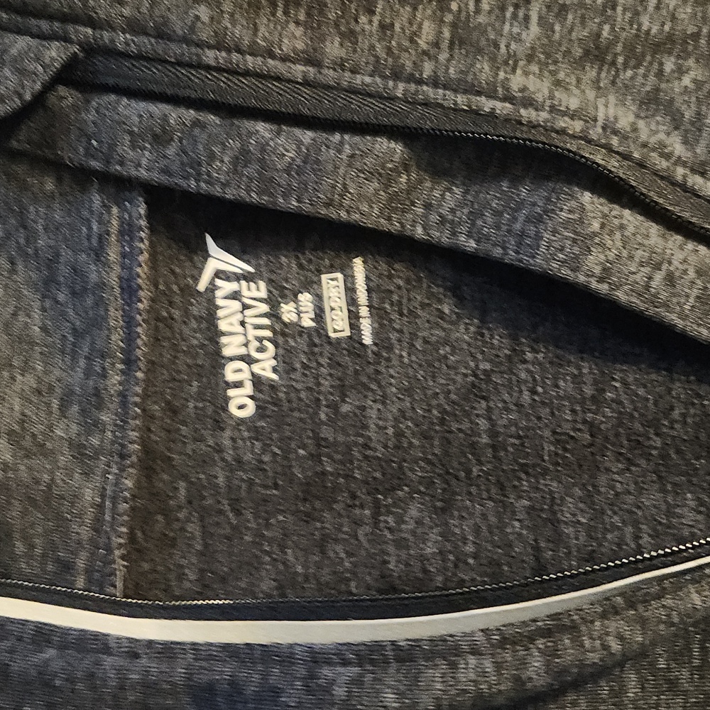 Old NAVY Quarter Zip Active Charcoal Sweater
